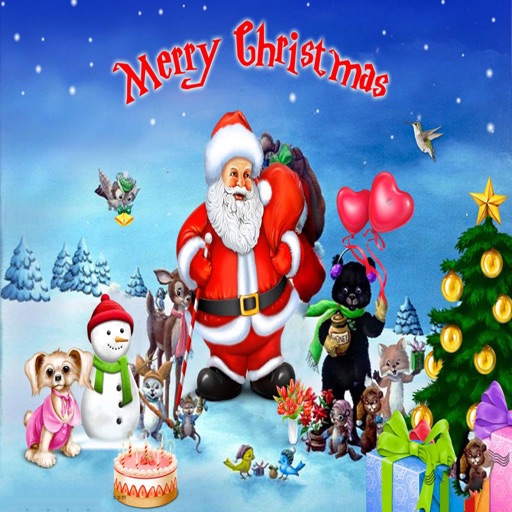 Funny Merry Christmas Stickers icon
