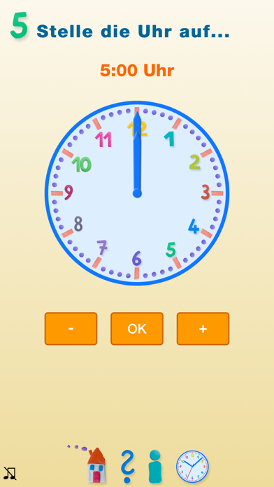Wie spät ist es?  - Uhrzeit lernen Screenshot