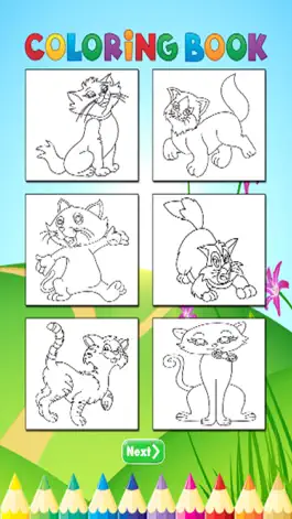 Game screenshot Кошки Книжка-раскраска - Занятия для детей hack