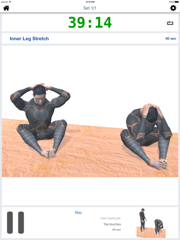 Screenshot #6 pour 12 Min Stretch Challenge Workout Free Pain Relief