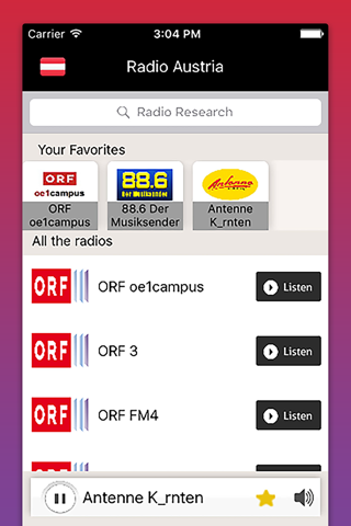 Radio Austria - Radios AUT - Radio Östereich screenshot 3