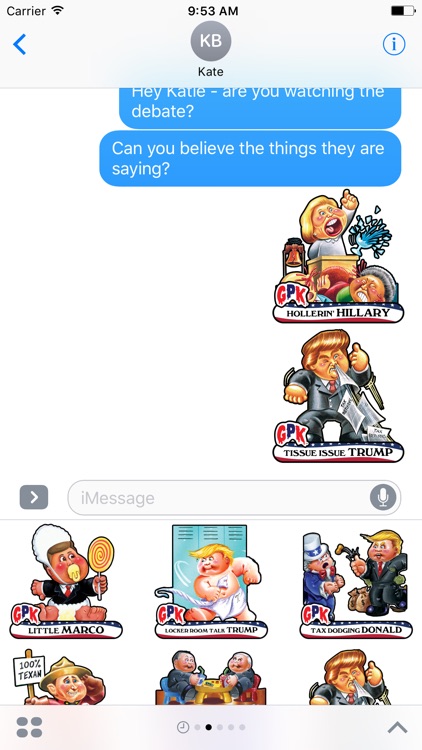 Garbage Pail Kids GPK Election Stickers screenshot-4