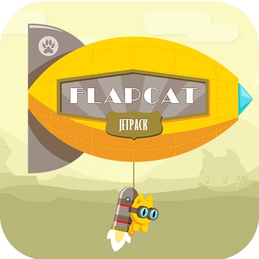 Jetpack Flappy Cat Icon