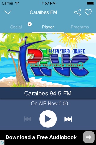 AudioNow Haiti Radio screenshot 2