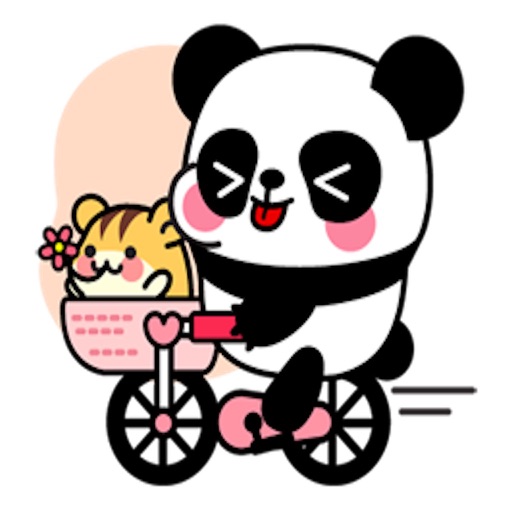 Pandi Loves Hami Stickers