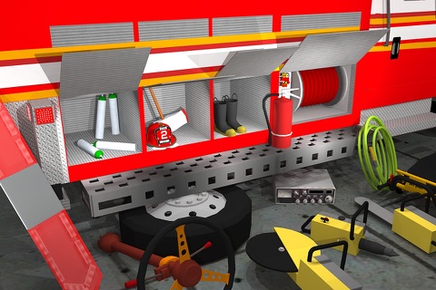 Fix My Truck: Red Fire Engine LITE screenshot 2