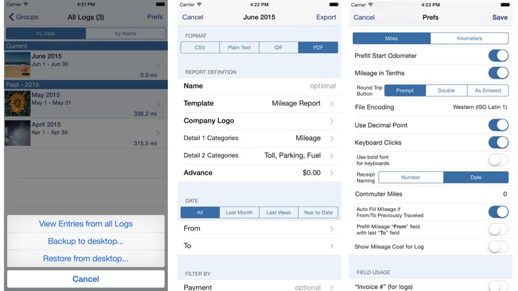 MileTracker - Mileage Tracker and Reporting screenshot-4