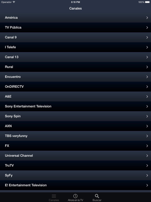 Screenshot #4 pour Televisión de Argentina para iPad