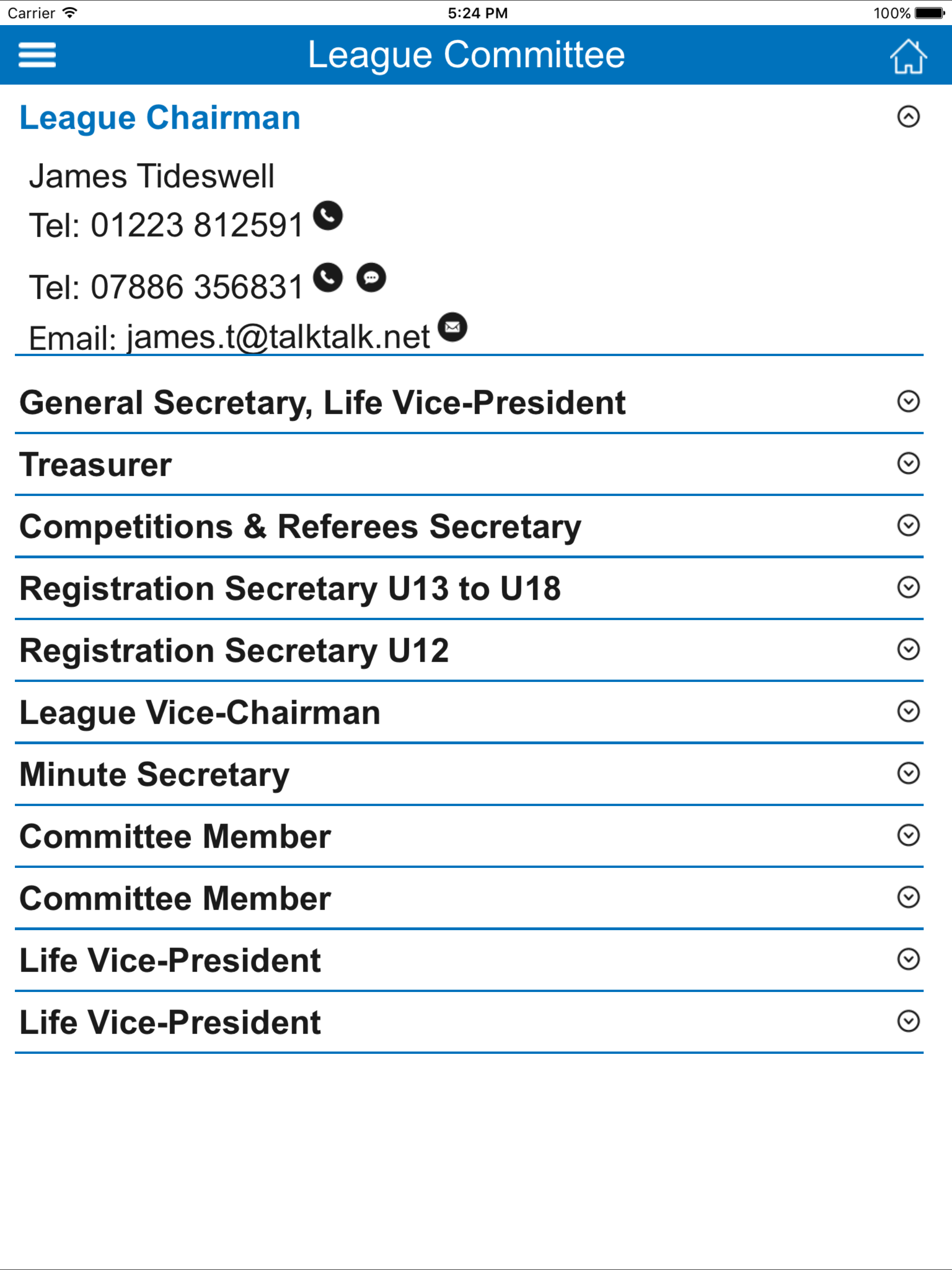 Cambridge & District Colts League