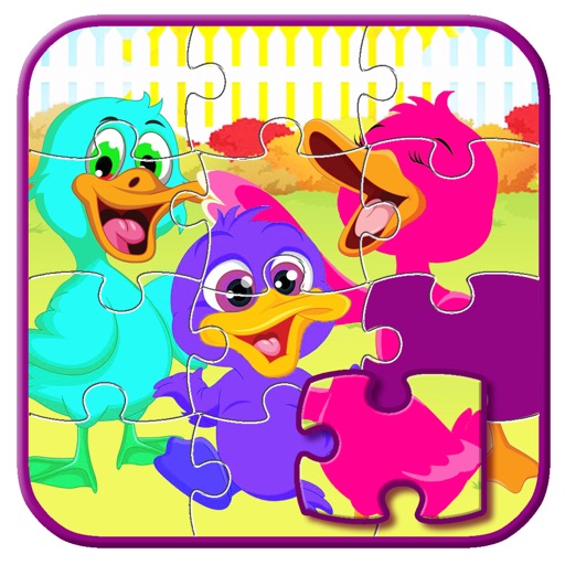 Crazy Care Ducks Jigsaw Puzzle Fun Game Version Icon