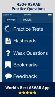 asvab practice tests prep 2018 iphone screenshot 1