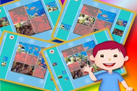 ABC Picture Jigsaw Puzzle Game - Sea Animal screenshot 3