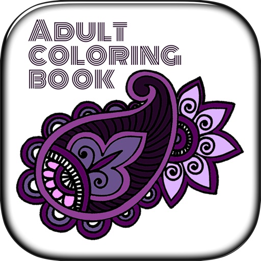 Adult Coloring Book– Abstract & Floral Color Pages iOS App