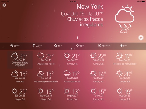 Weather Book for iPad screenshot 2
