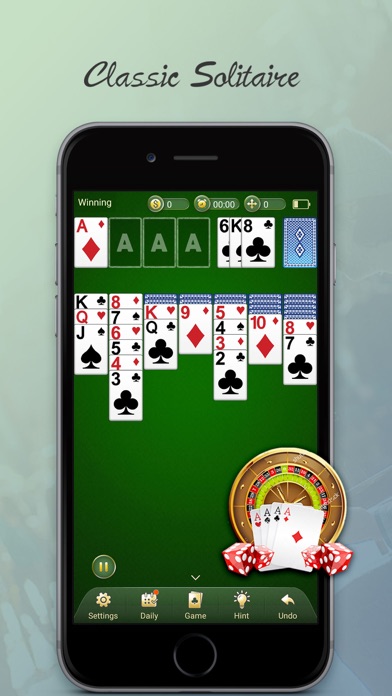 Screenshot #1 pour Solitaire - Free Classic Card Games App