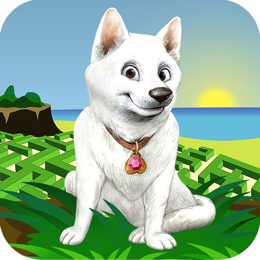 Cool Dog 3D My Cute Puppy Maze Game for Kids Free icon