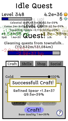 Game screenshot Idle Quest hack
