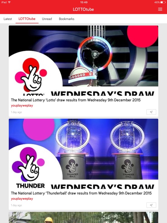 Screenshot #6 pour LOTTOtube