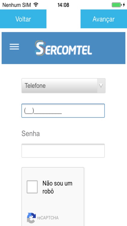 Área do Cliente Sercomtel