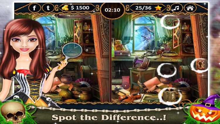 Bewitch Nightmare Hidden Objects - Halloween