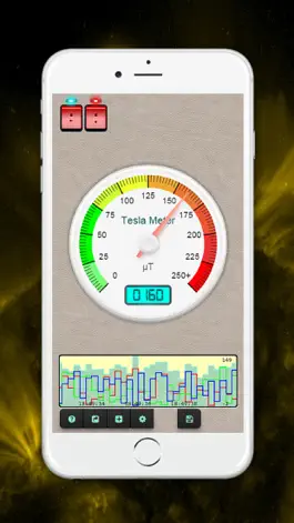 Game screenshot Tesla - Metal detector and Magnetic field recorder mod apk