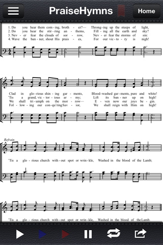 PraiseHymns screenshot 2