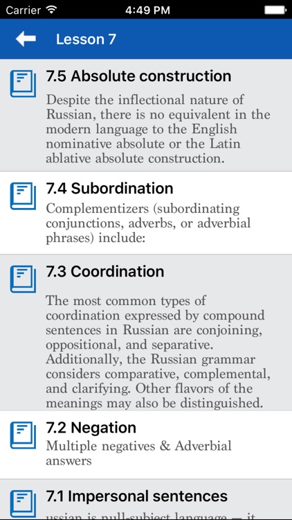 Russian Grammar - Improve your skill screenshot-4