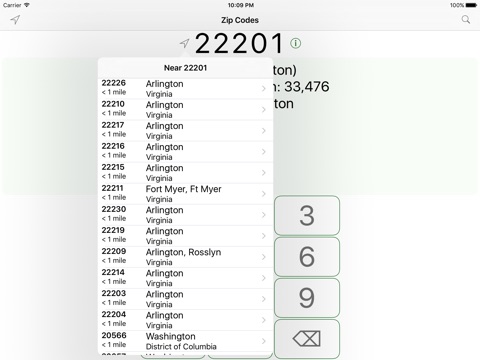 Zip Codes screenshot 3