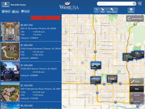 West USA Realty for iPad screenshot 2