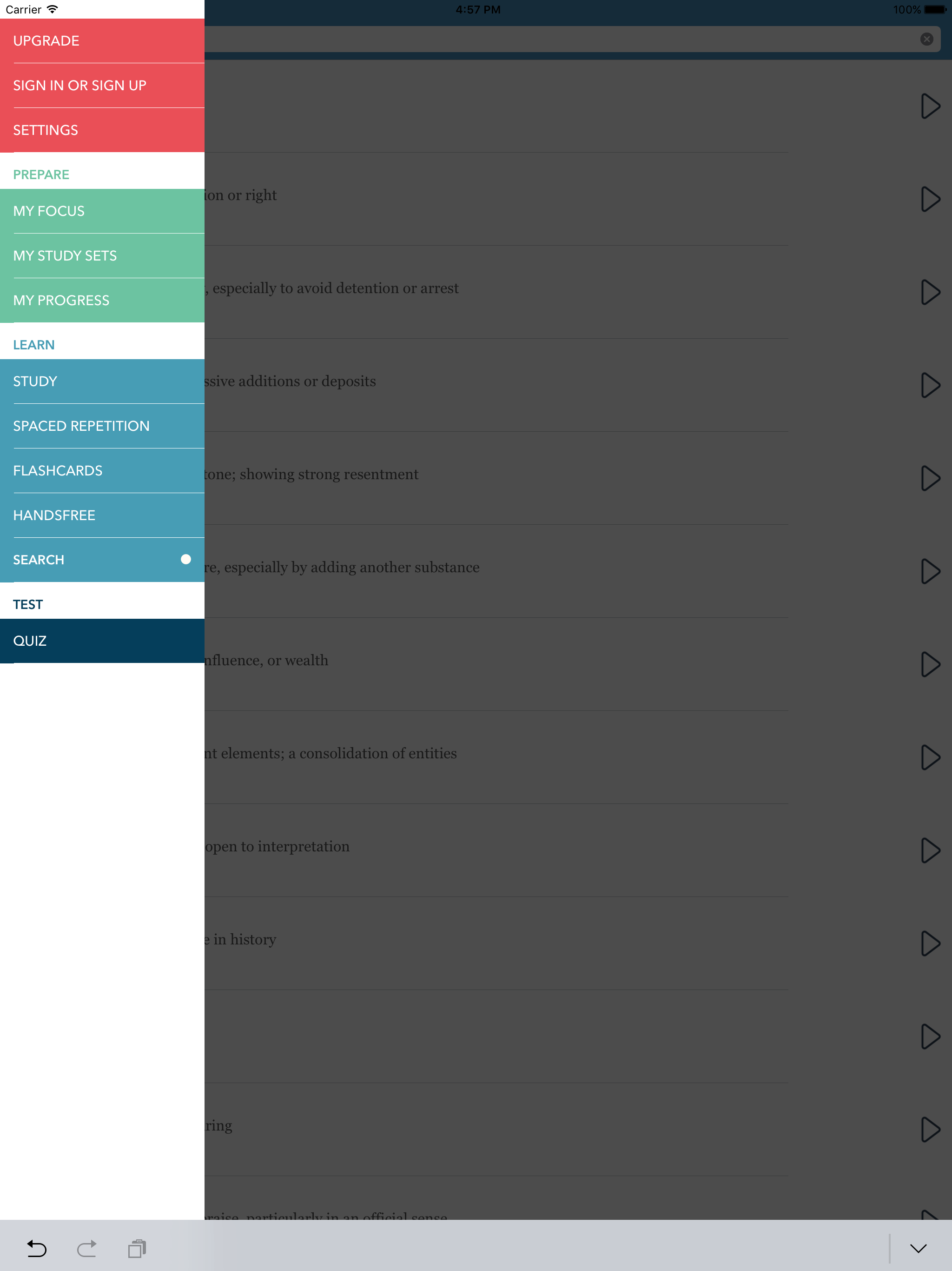 Exam Vocabulary Builder screenshot 6