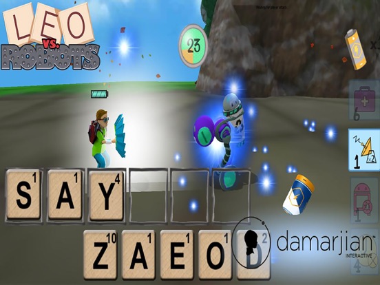 Leo VS Robots iPad screenshot 2 - Entertainment app