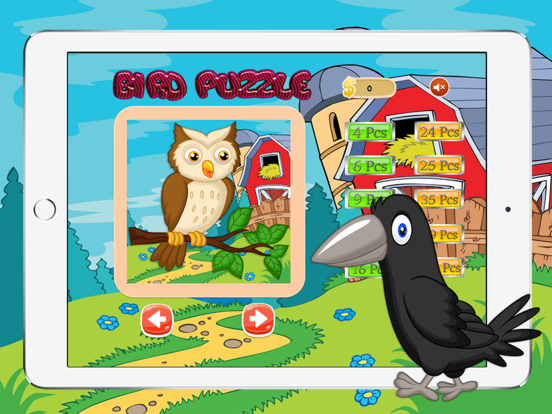Screenshot #6 pour Jeu pour enfants oiseau Puzzle Jeux scie sauteuse