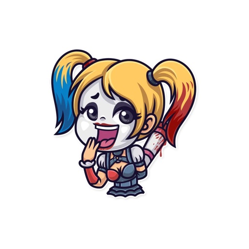 Heroes Cosplay Girl - sticker pack for iMessage icon