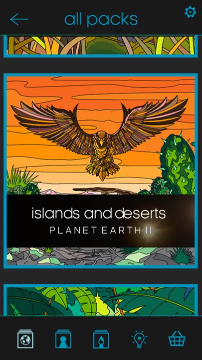 BBC Earth Colouring iPhone Screenshot 1