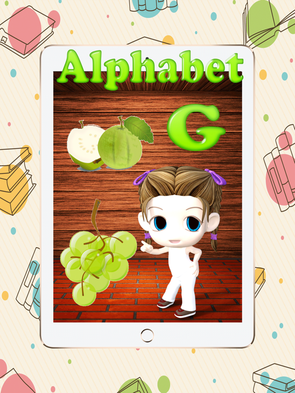 a to z alphabet flash cards kids 2 - 4 years old iPad screenshot