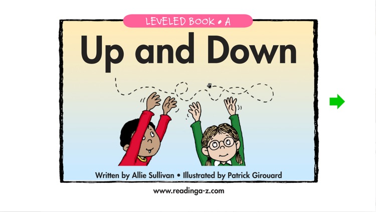 Up and Down - LAZ Reader [Level A-kindergarten]