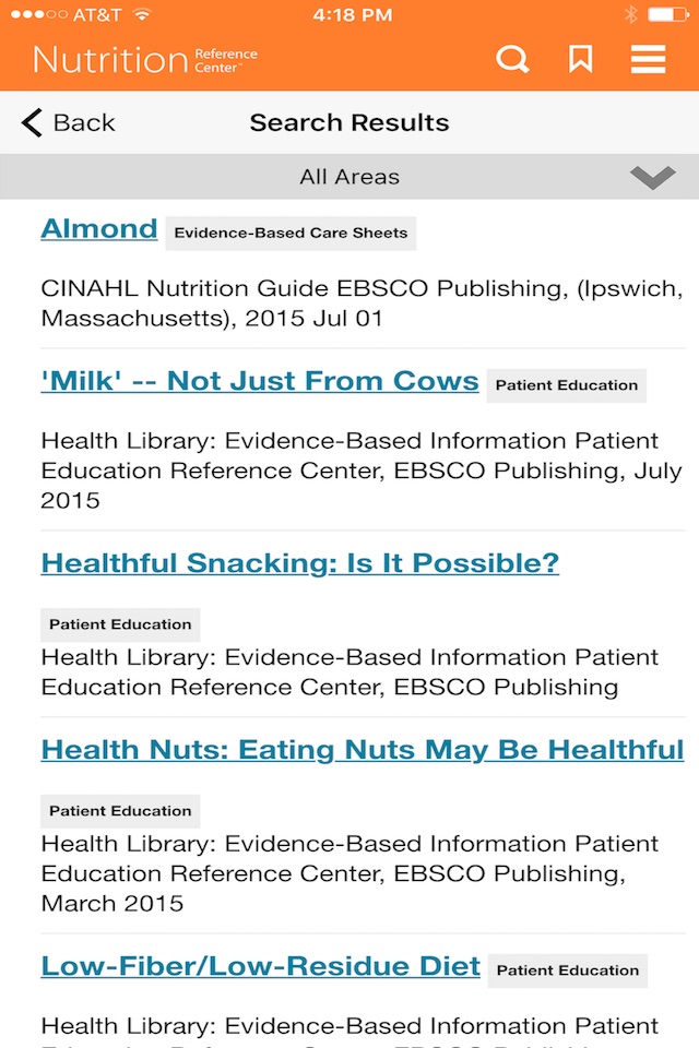 Nutrition Reference Center screenshot 3