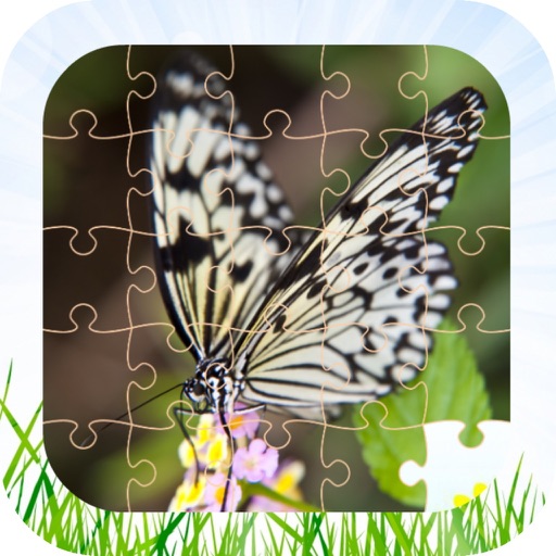 Butterfly Jigsaw Puzzle Kid Game icon