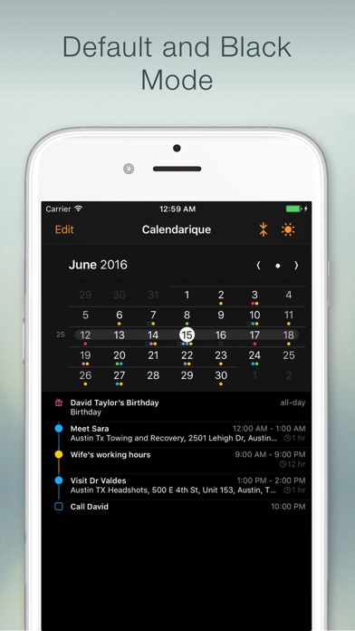Calendarique screenshot1