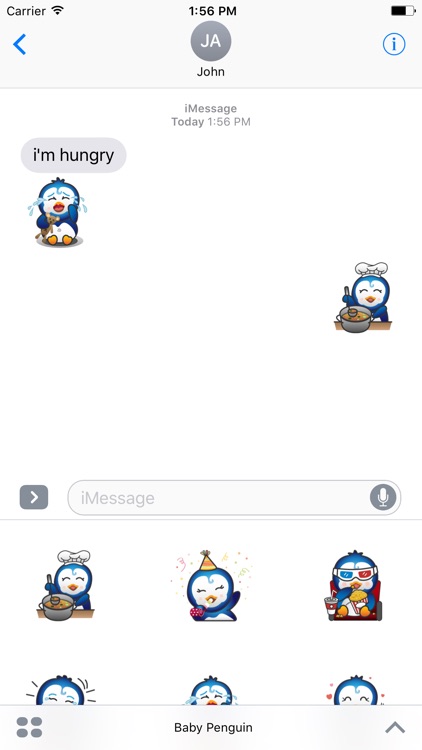 Baby Penguin Sticker screenshot-3