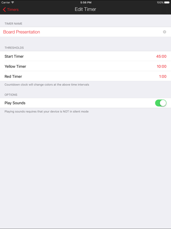 Screenshot #6 pour Presentation Clock