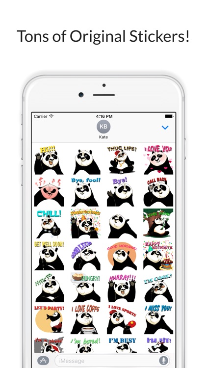 Sassy Panda - Funny Stickers