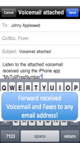 My Toll Free Number Lite - with VoiceMail and Faxのおすすめ画像2