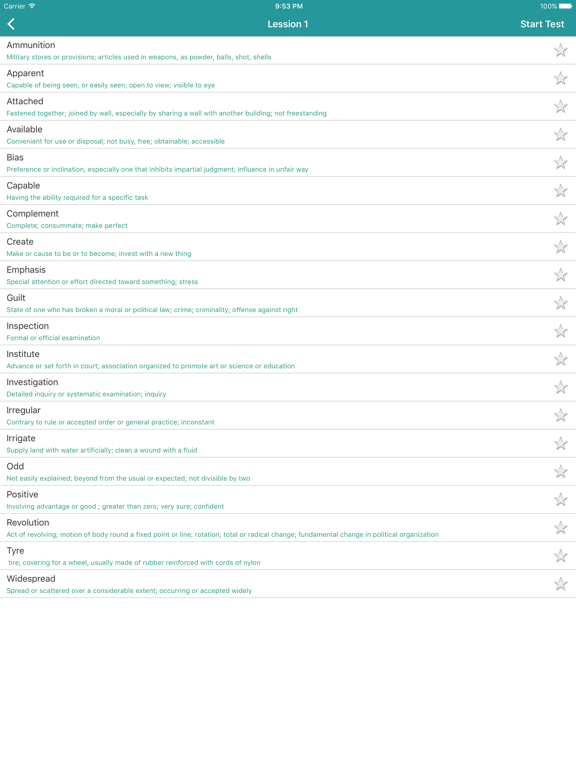 Screenshot #6 pour IELTS Vocabulary: 600 Academic Words In 30 Days