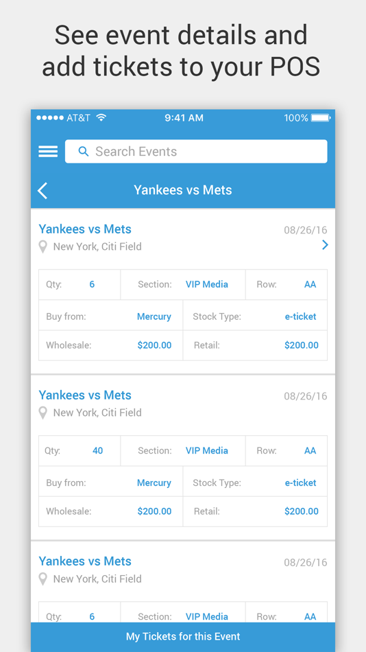 #4. TicketNetwork Mobile POS (iOS) Podle: Adam Moisa