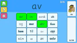Game screenshot Høyfrekvente ord i rutenett hack