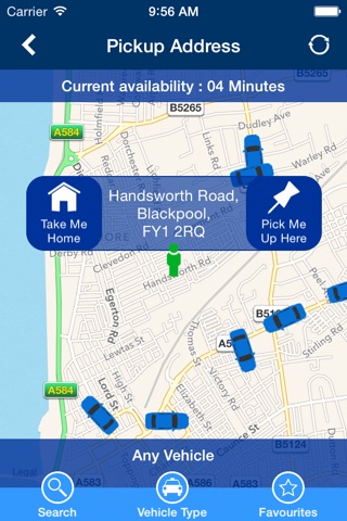 Premier Taxis Booking App screenshot 2