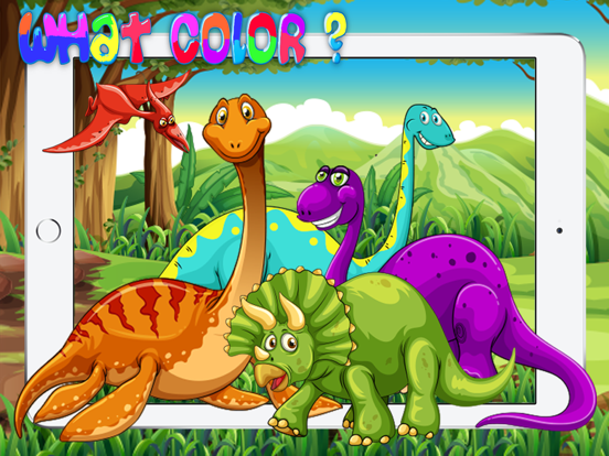 Screenshot #4 pour kindergarten color games jeux de couleur dinosaure
