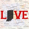 Love Indiana Stickers app icon - Stickers app for iPhone