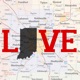 Love Indiana Stickers app icon - Stickers app for iPhone